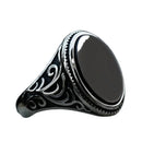 Anel Masculino Black Stone