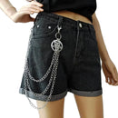 Corrente de Cintura Punk Rock Pentagrama - Rocktude