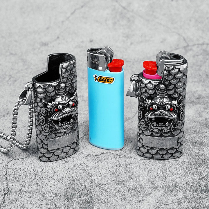 Colar Case Dragon Aço Inox