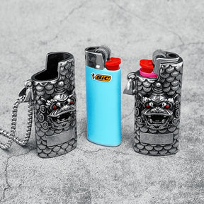 Colar Case Dragon Aço Inox