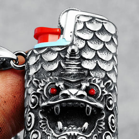 Colar Case Dragon Aço Inox