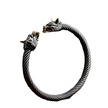 Pulseira Ajustável Cabeça de Lobo - Rocktude