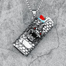 Colar Case Dragon Aço Inox