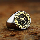 Anel Signo do Zodíaco Forjado - Rocktude