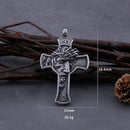 Colar Pingente Cruz Aço Inox - Rocktude