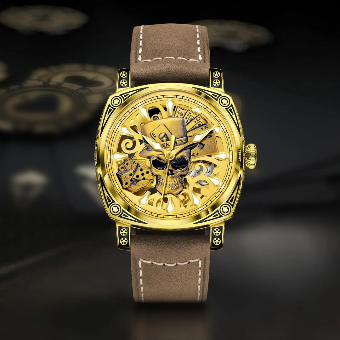 Relógio Skull Automático Rocktude