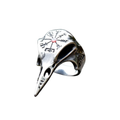 Anel Corvo Viking Aço Inox