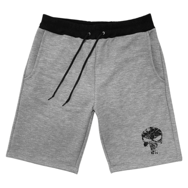 Bermuda masculina moletom skull | Rocktude