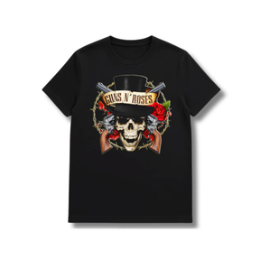 Camiseta Guns N Roses Rock 100% Algodão