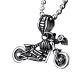 Colar Motorcycle Esqueleto - Rocktude