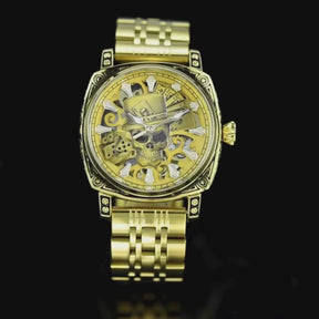 Relógio Skull Automático Aço Inoxidável