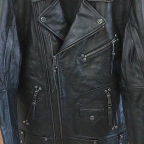 Jaqueta Couro Masculina Biker