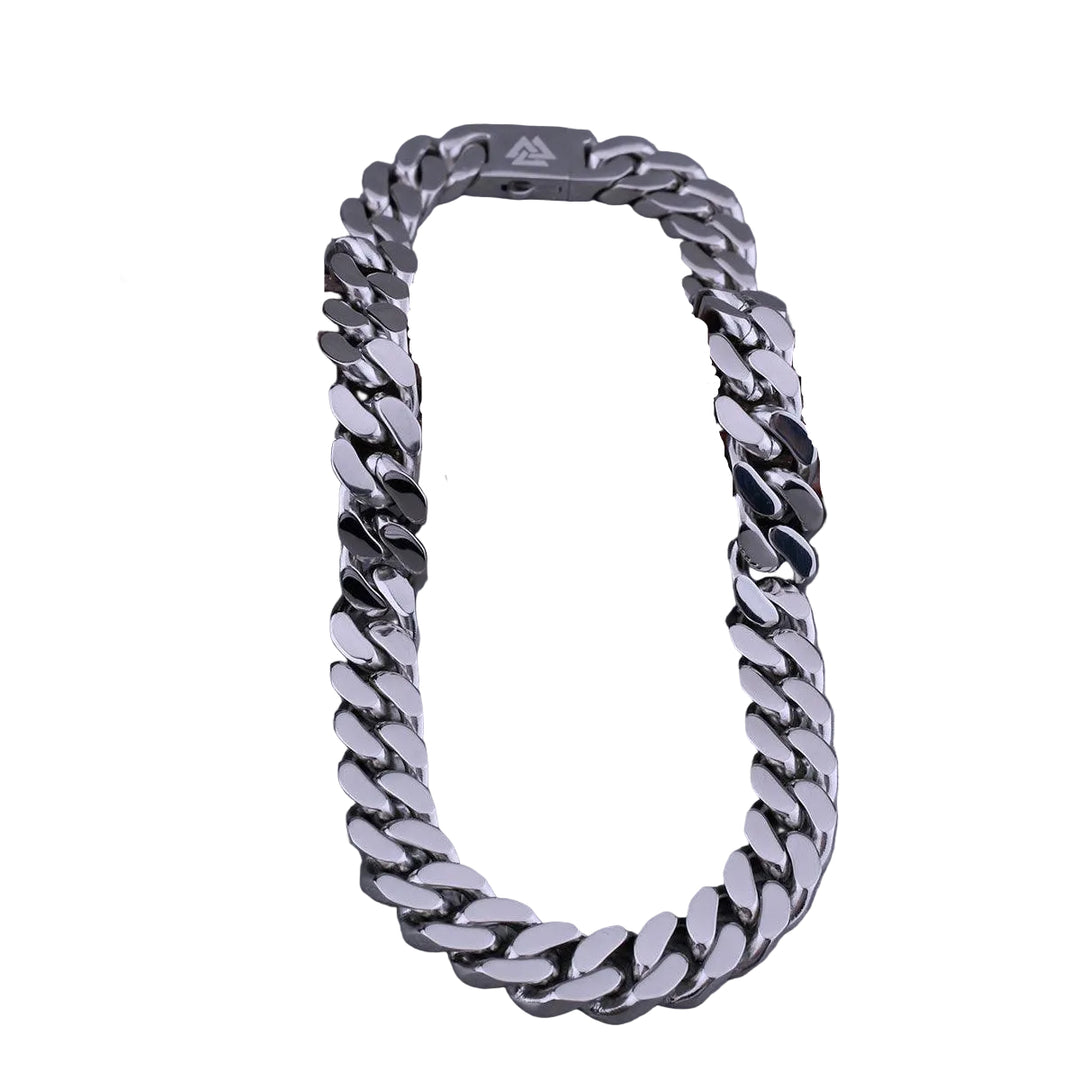 Colar Luzidio Aço Inox - Rocktude