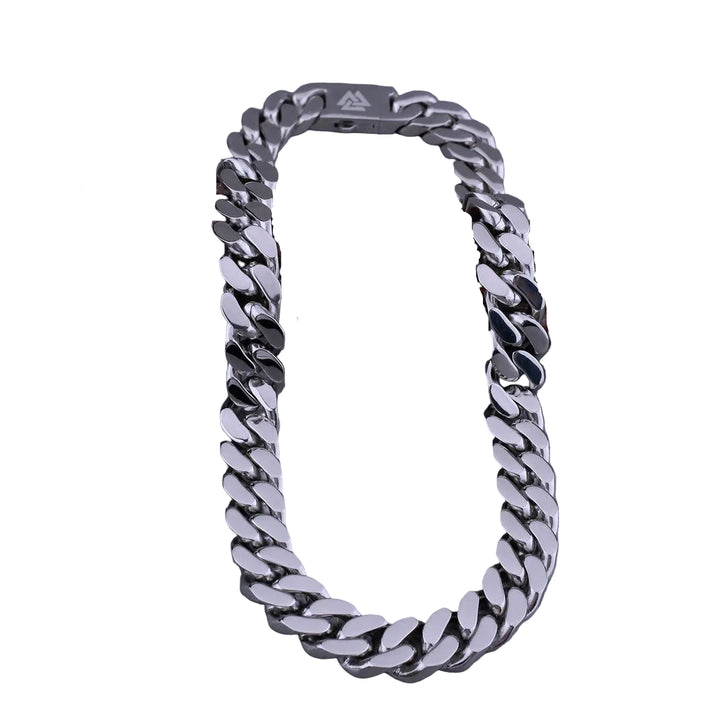 Colar Luzidio Aço Inox - Rocktude
